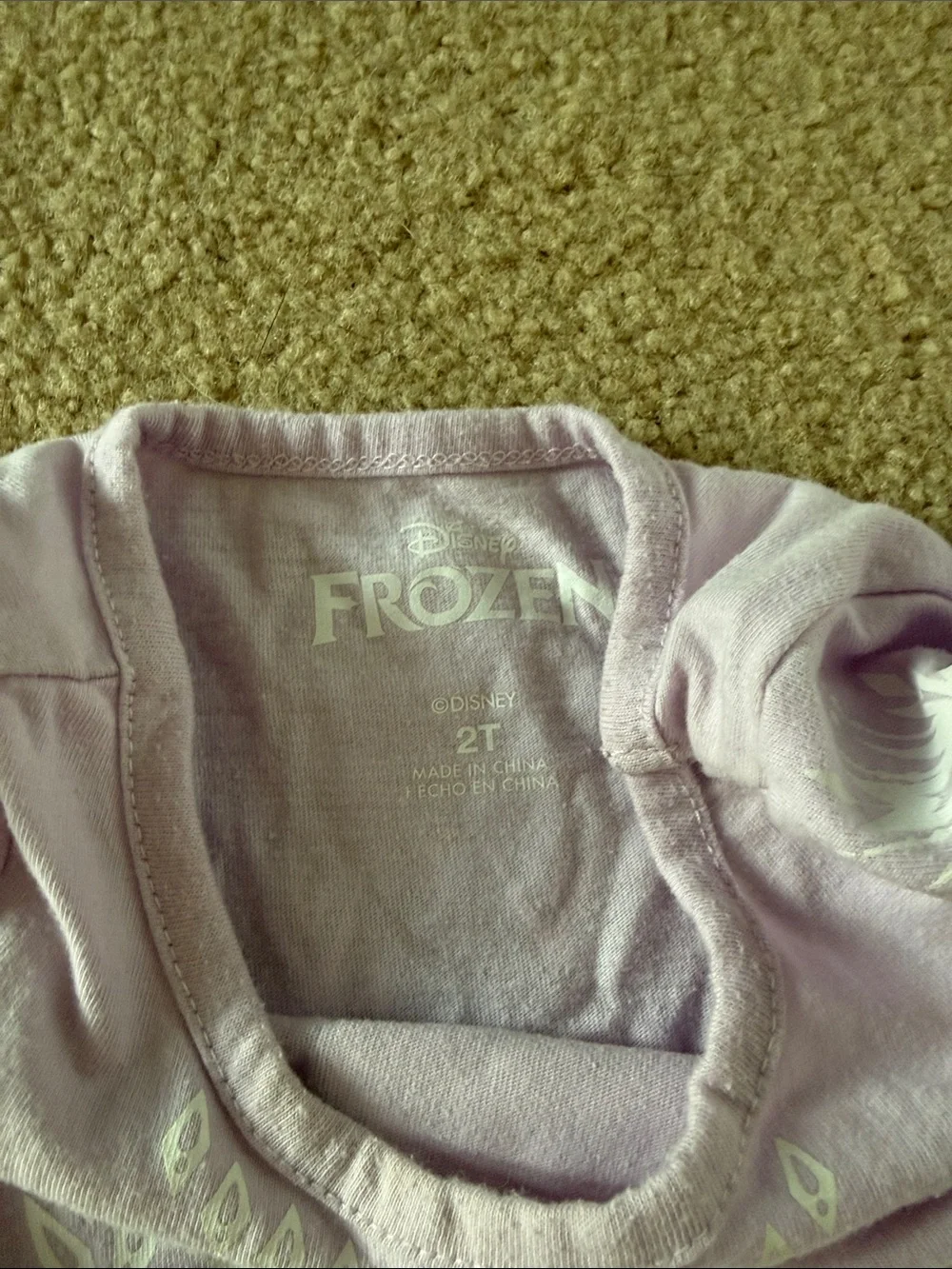 Disney Lavender and White Elsa Tulle Dress Size 2T